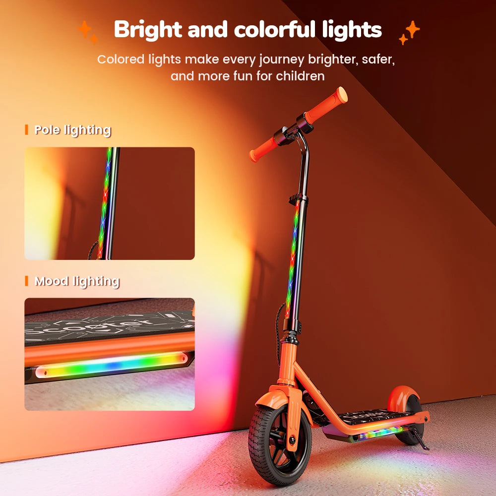 iScooter K2Pro Children's Electric Scooter 150W Motor, 18V Battery, 6" inch Foldable E-scooter 3-Height Adjustable