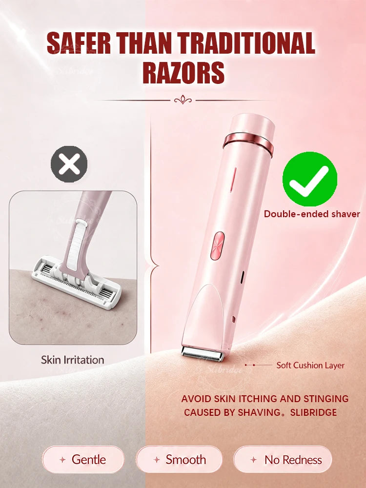 Women Electric Shaver Bikini Razor for Intimate Bikini Underarm Leg Arm