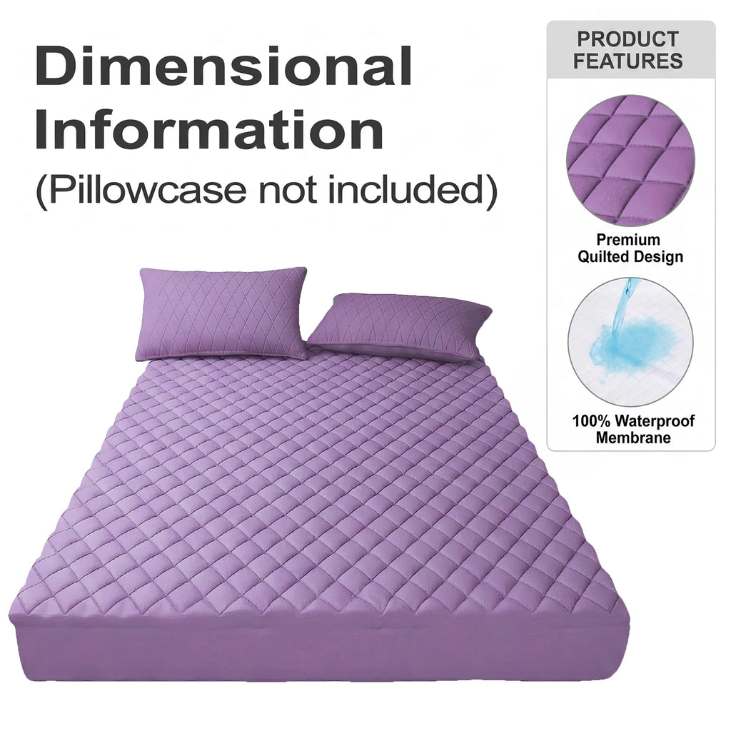 1Pc Waterproof Mattress Protector, thickened skin-friendly