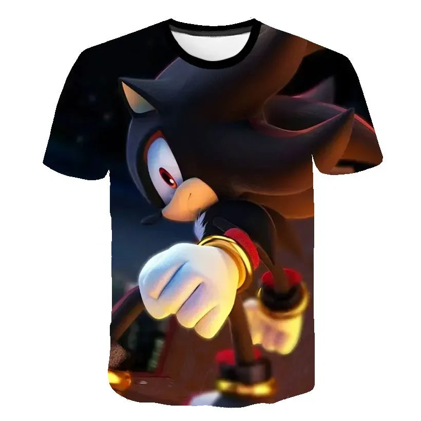 Boys 3D Printing Clothes New Cartoon T shirt Kids Clothing Boys Girls Cartoon Game Boy Summer Children T-shirt Tops