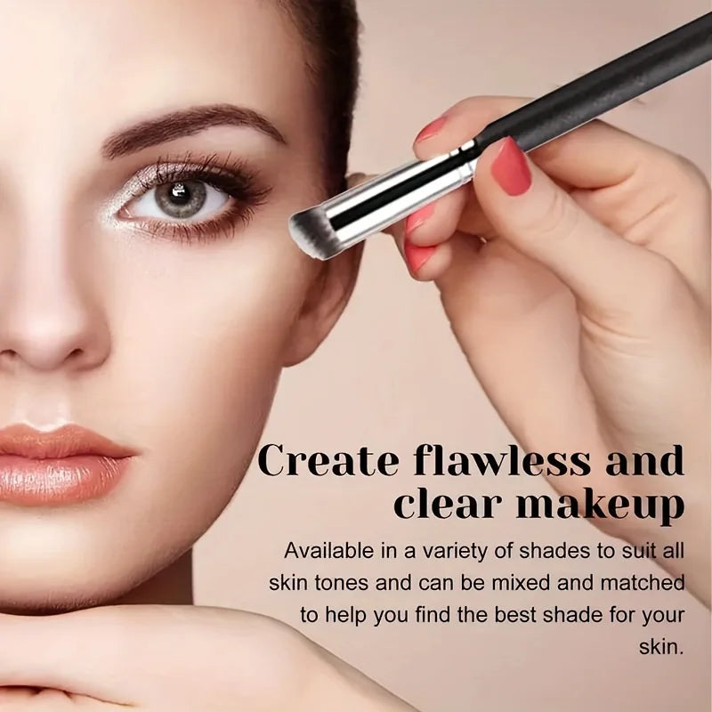 Creamy Triple Shade Concealer Palette with Brush Set,Flawless Makeup,Dark Circles & Blemish Concealer,Even Skin Tone
