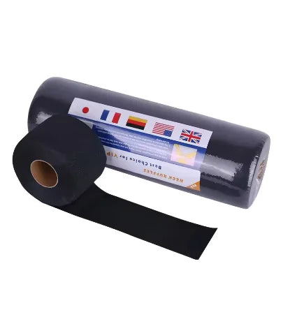 100PCS/Roll Disposable Hair Cutting Neck Paper Adjustable Barber Dedicated Salon Accessory Hairdressing White/Black Neck Strips