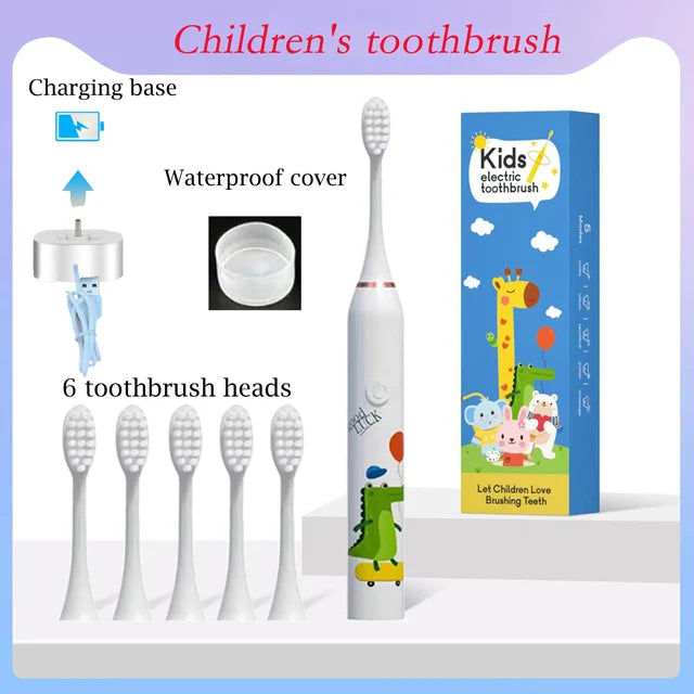Children's Clean Sonic Electric Toothbrush Cartoon