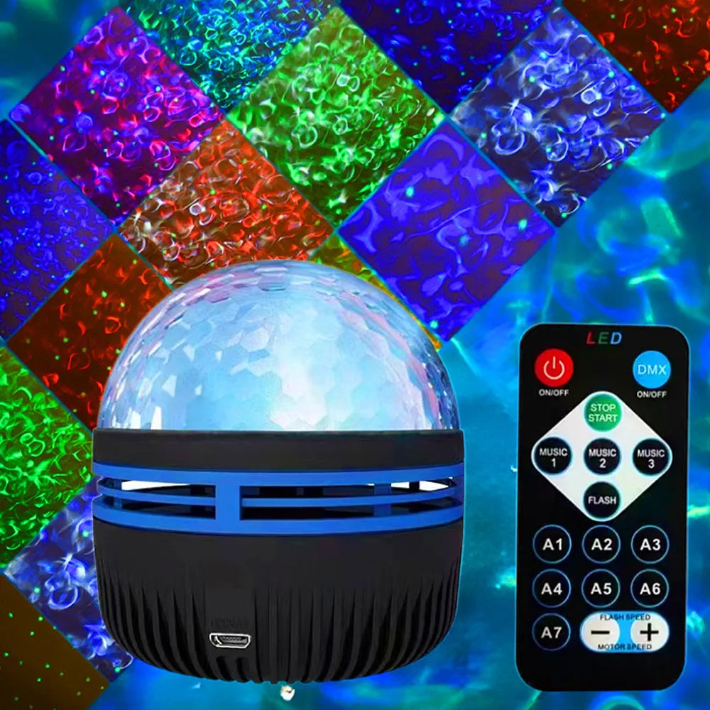LED Starry Night Sky Projector Aurora USB Remote Control