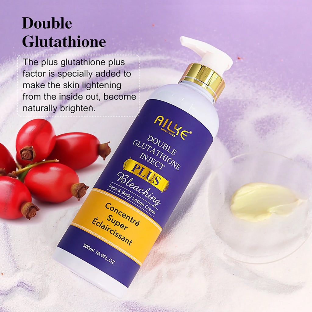 AILKE Double Glutathione Plus Whitening Serum For All Skin Types,