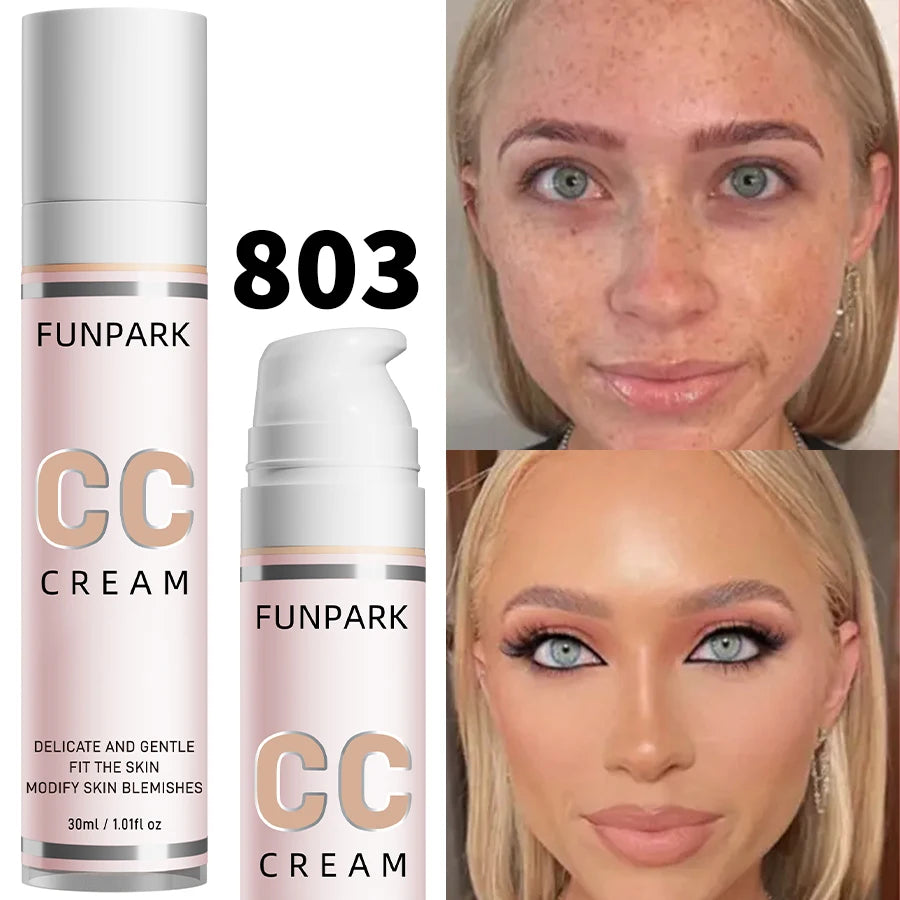 30ml 1Pc Color Correcting CC Cream Facial Foundation Waterproof