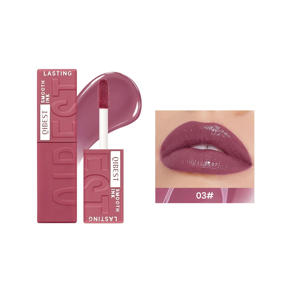 QIBEST Watery Gloss Lip Glaze Moisturizing Long Lasting