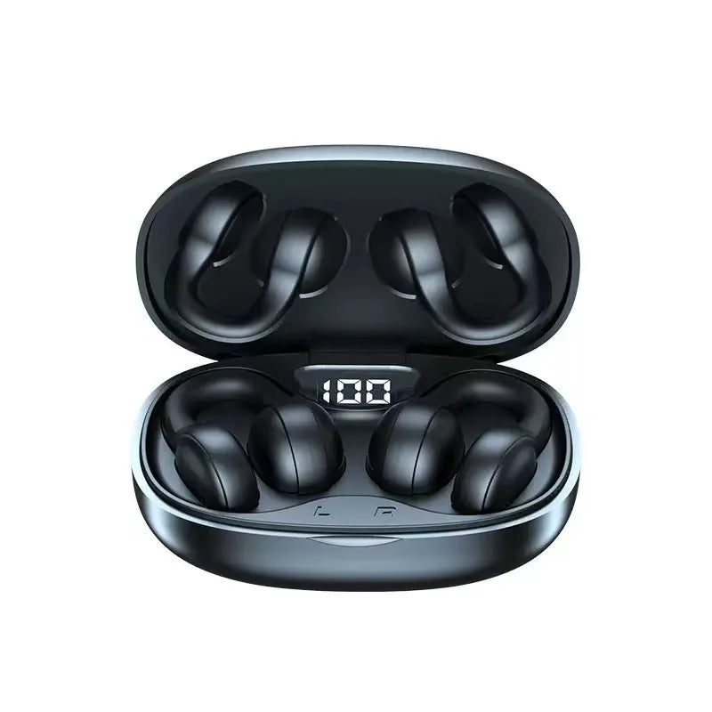 X58 Bluetooth In-Ear Earbuds Noise Reduction LED Display Touch Control Earphone With Built-In Mic