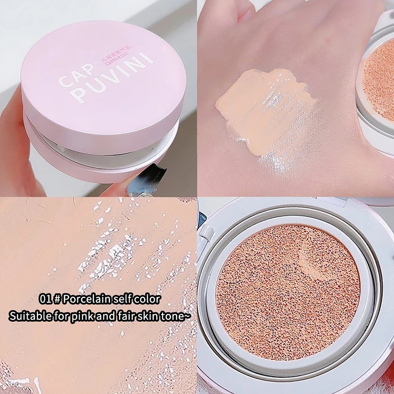 [MP]Cappuvini Moisturizing Air Cushion Cream Light Waterproof Natural Liquid Foundation Brightens Skin Tone Air Cushion BB Cream