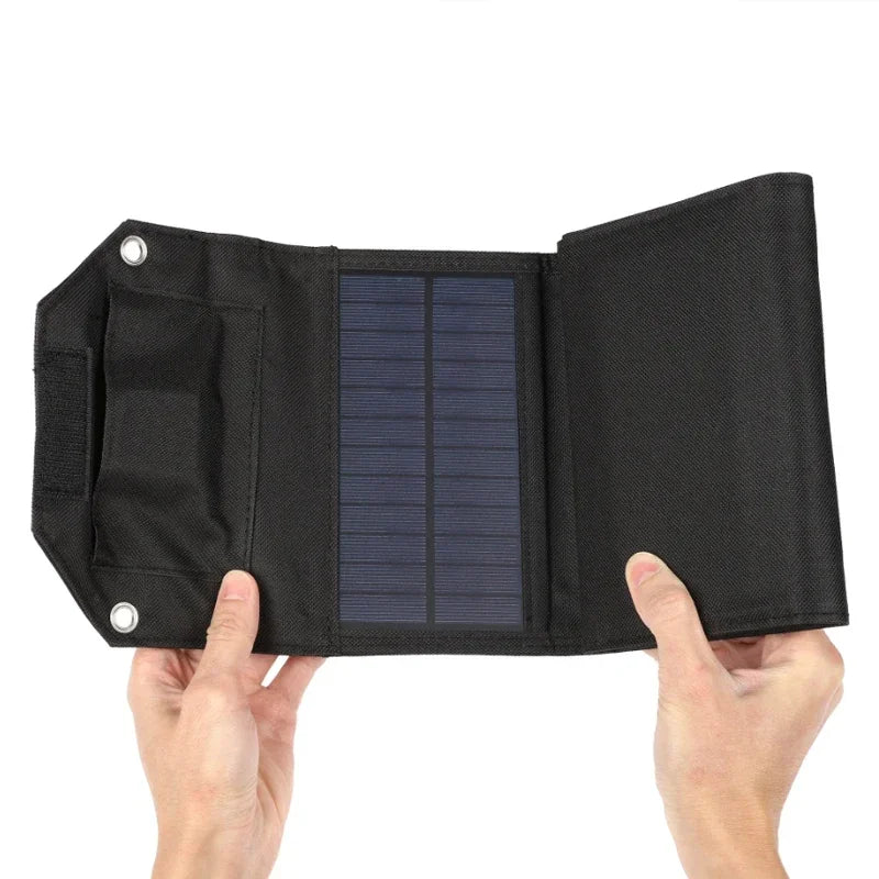 100W Foldable Solar Panel 5V USB Portable Folding Bag Battery Charger