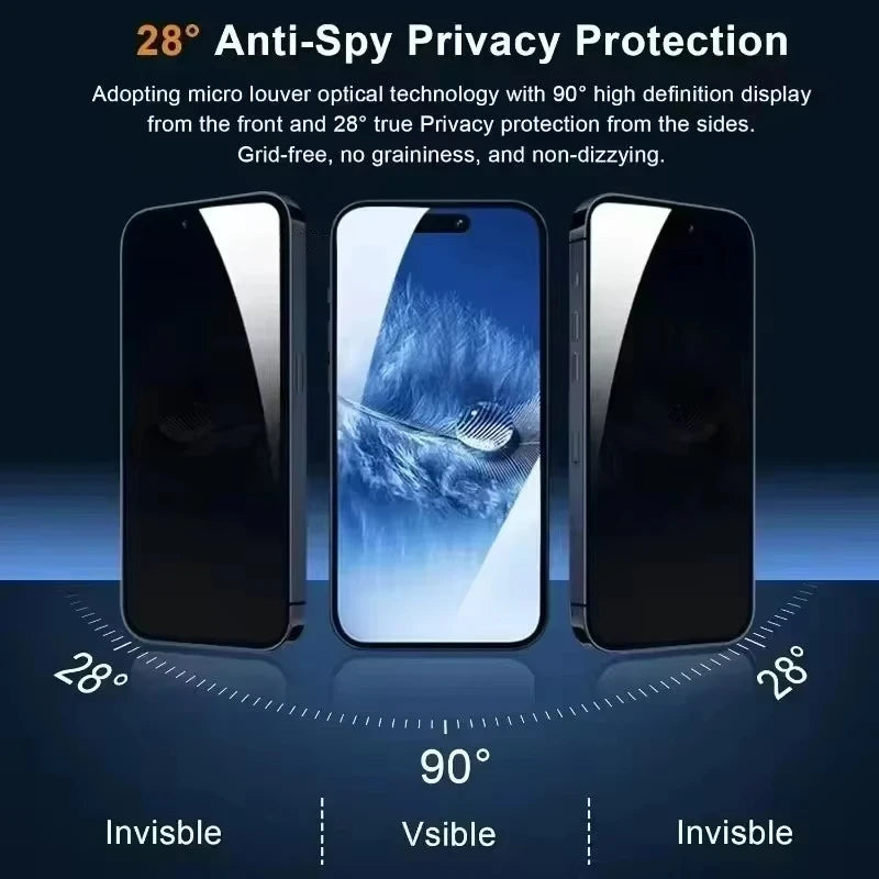 1-5pcs Anti-Spy Tempered Glass For Samsung Galaxy A56 5G A55 A54 A57 A36 A35 A33 A07 A06 A05 A26 A25 A16 A17 A15 A34 A24 A14 A13