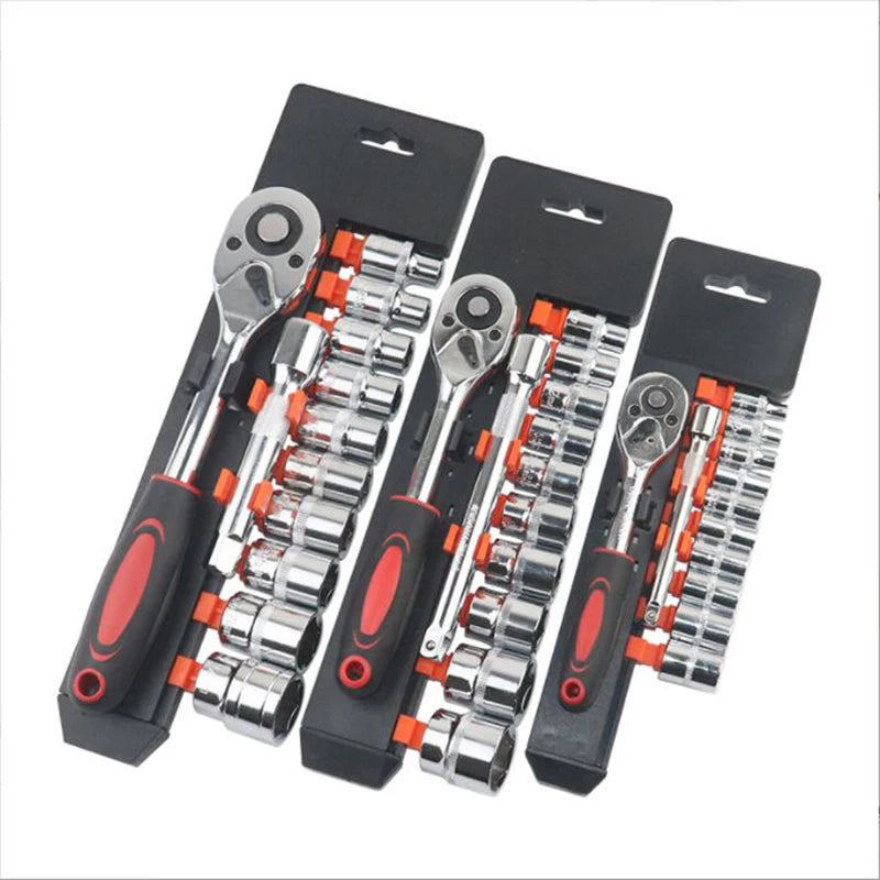 1/4 3/8 1/2 inch Socket Wrench Set Extension Rod Multi-function
