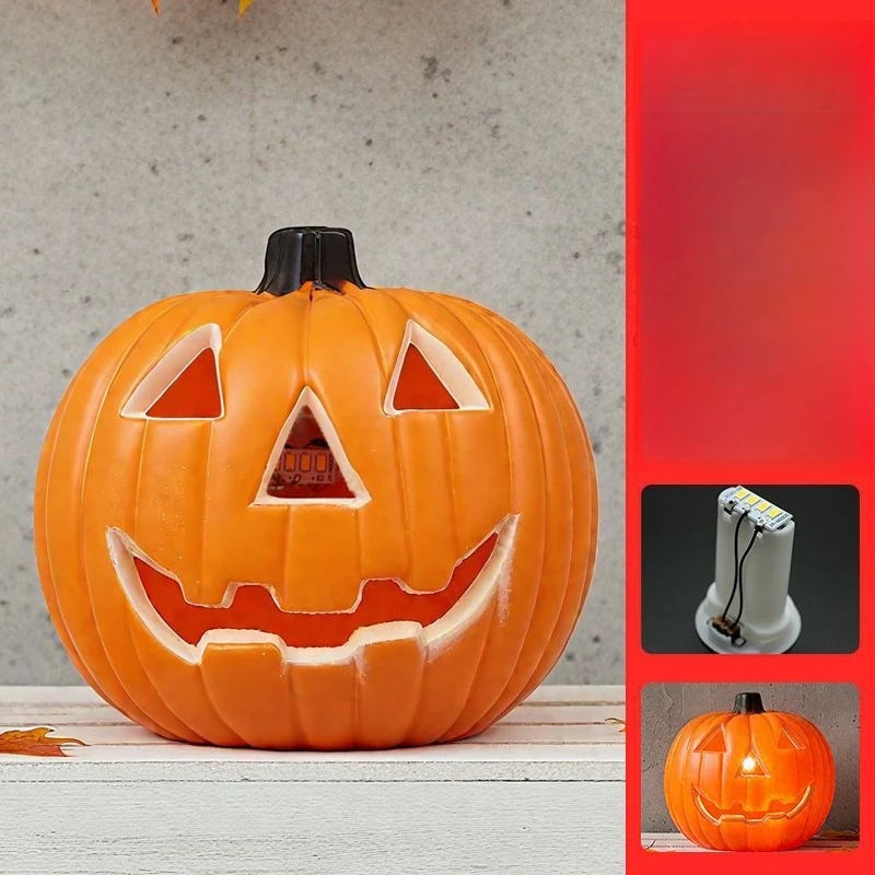 1PCS Classic Jack Face Hollow Halloween Pumpkin Light