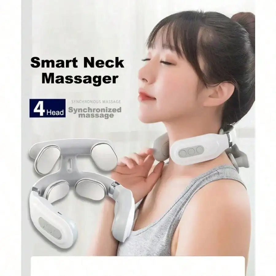 2026Portable Smart Neck & Shoulder Massager - USB Rechargeable