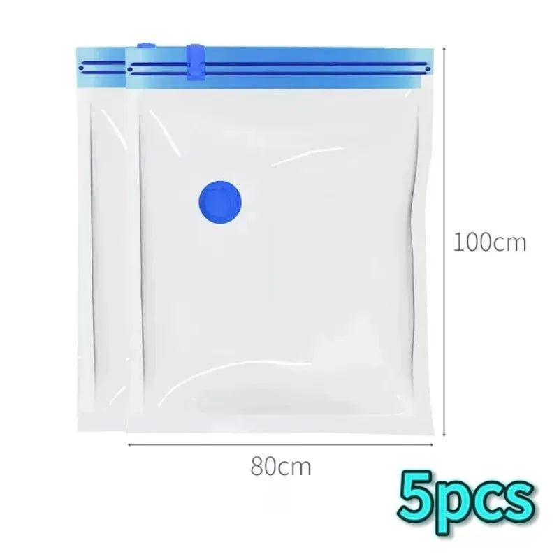 Thickened Vacuum Compression Bag Transparent Quilt Vacuum Bag Storage Bag Household Clothing Storage and Sorting Bag