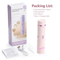 2-in-1 Electric Shaver for Women Dual Head Bikini Trimmer with 3D Floating