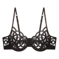CINOON French Transparent Bra Lace Sexy Temptation Underwear Women Ultra Thin