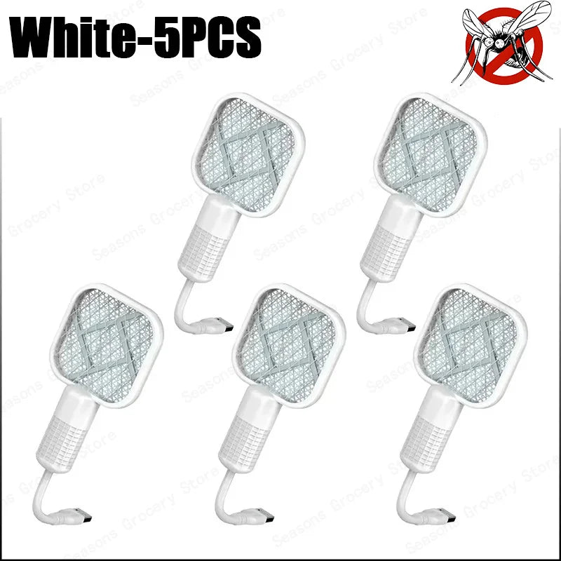 USB Mosquito Swatter Trap Electric Shock Mini Fly Bug Zapper