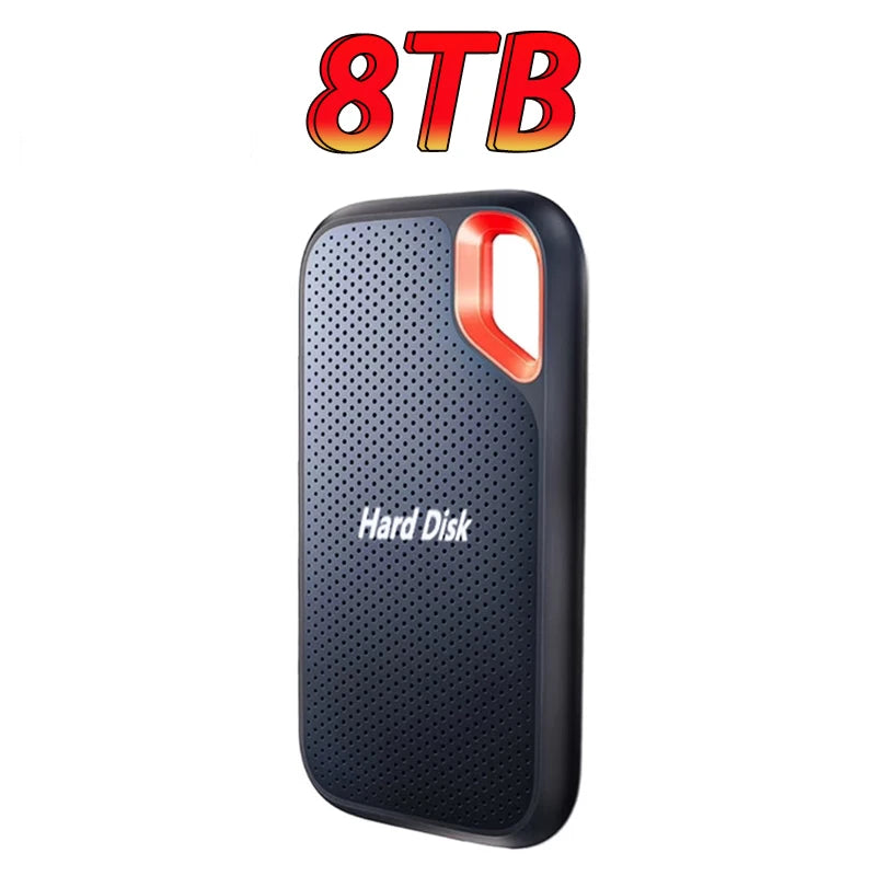 2TB External Hard Drive Portable SSD USB-C Fast & Compact  Data Storage for Laptop Mac PC
