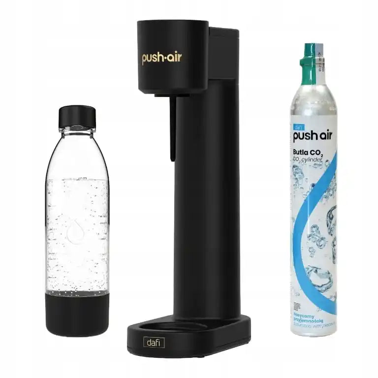 Dafi PushAir water Saturator + 1x0.7 L bottle + CO2 cartridge set