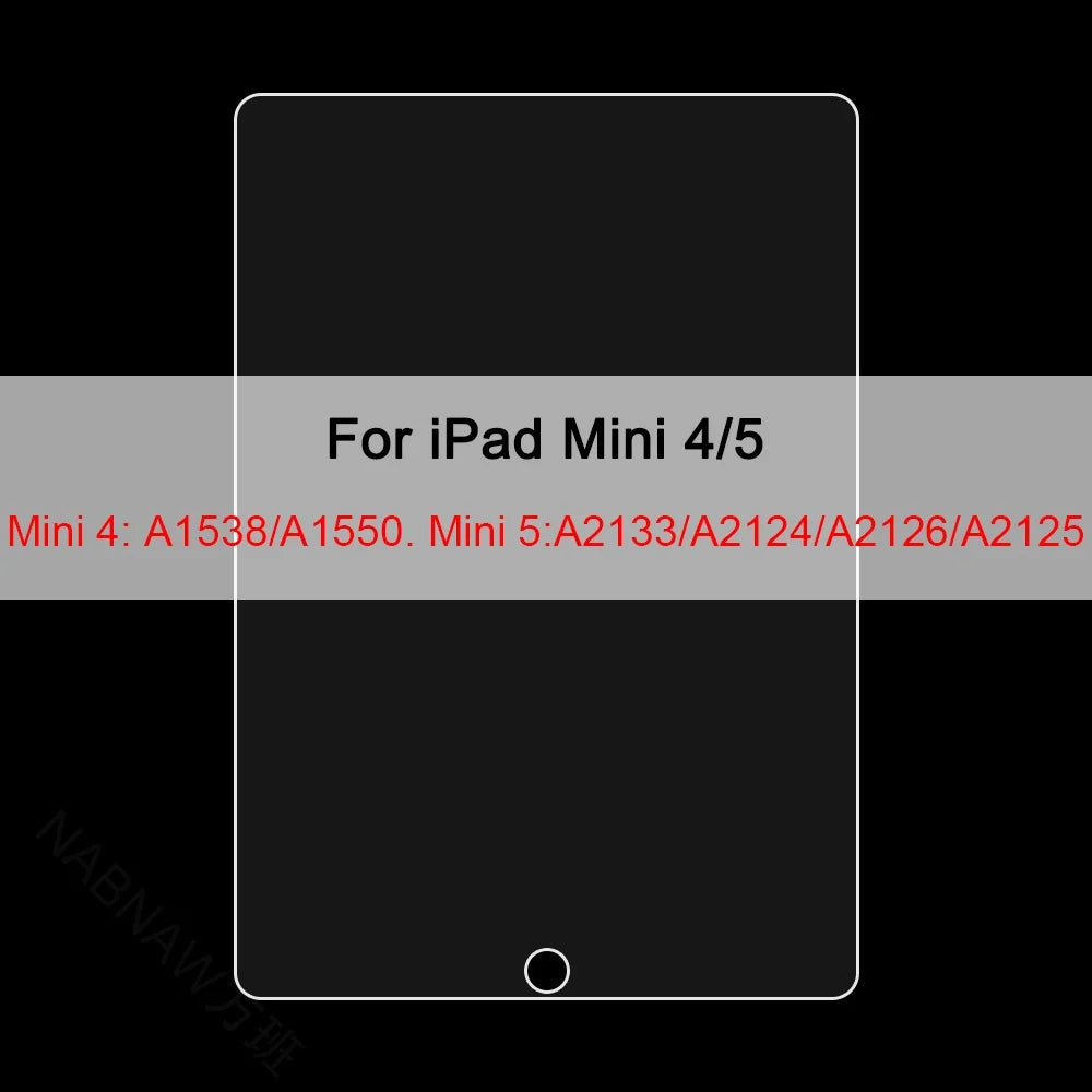3Pcs Tempered Glass Film For Apple iPad 10th 9th 8th 7th Mini 6 5 4 3 For Apple iPad Air 5 4 3 Pro 12.9 11 2022 2021 2020 2018