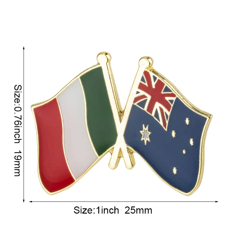 Australia Flag Badge Brooch Natinal Lapel Pins Flag Lapel Pins Country Flag Badge