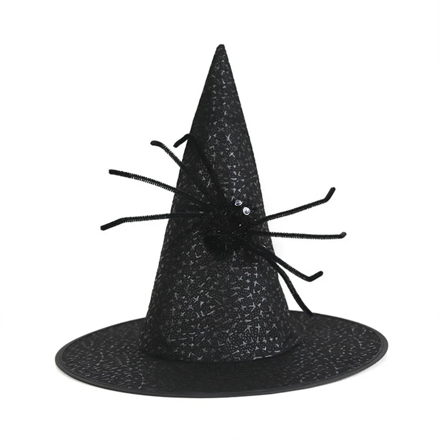 Halloween Witch Cosplay Decoration Spider Hats