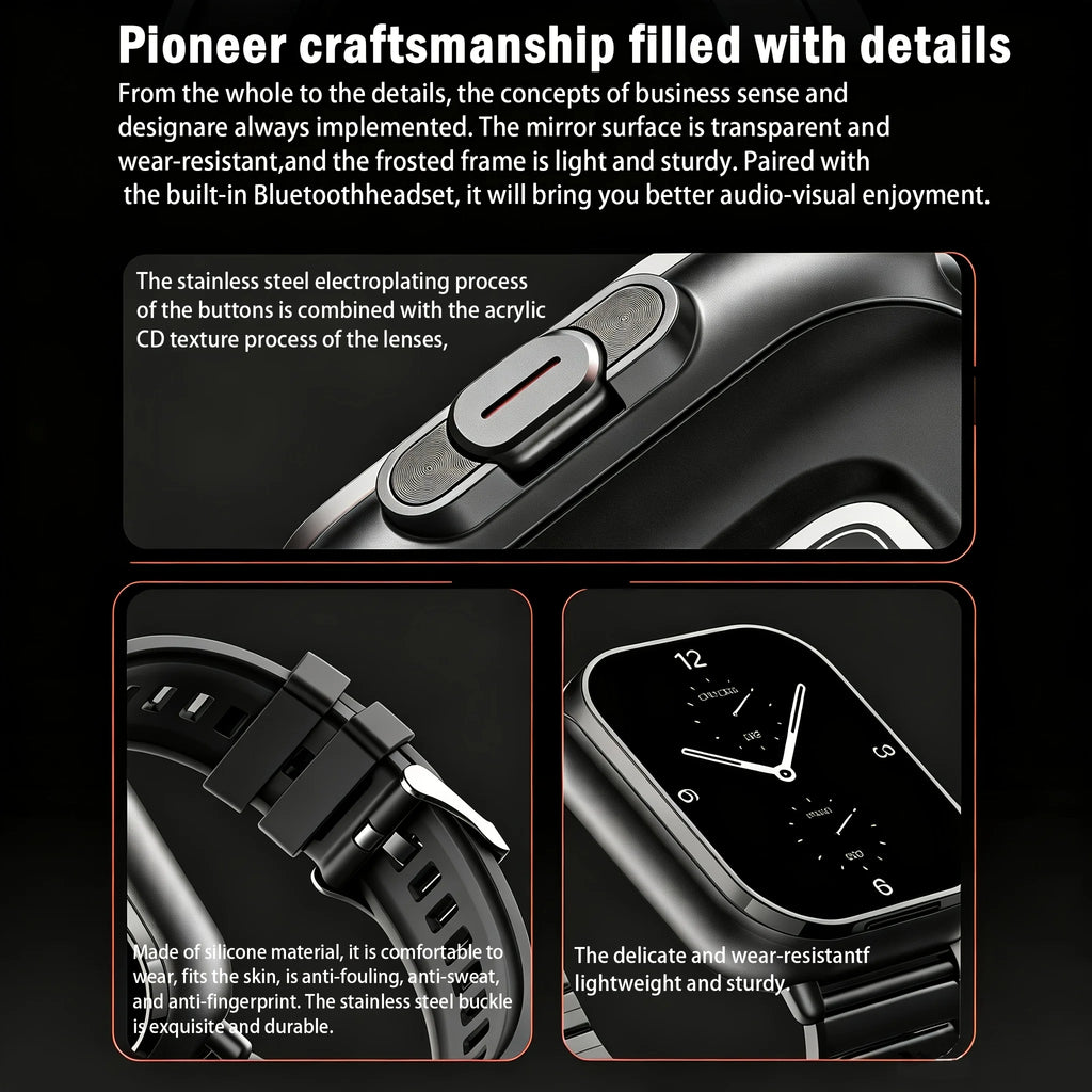 New Full Touch Smartwatch, AI Real-time Translation
