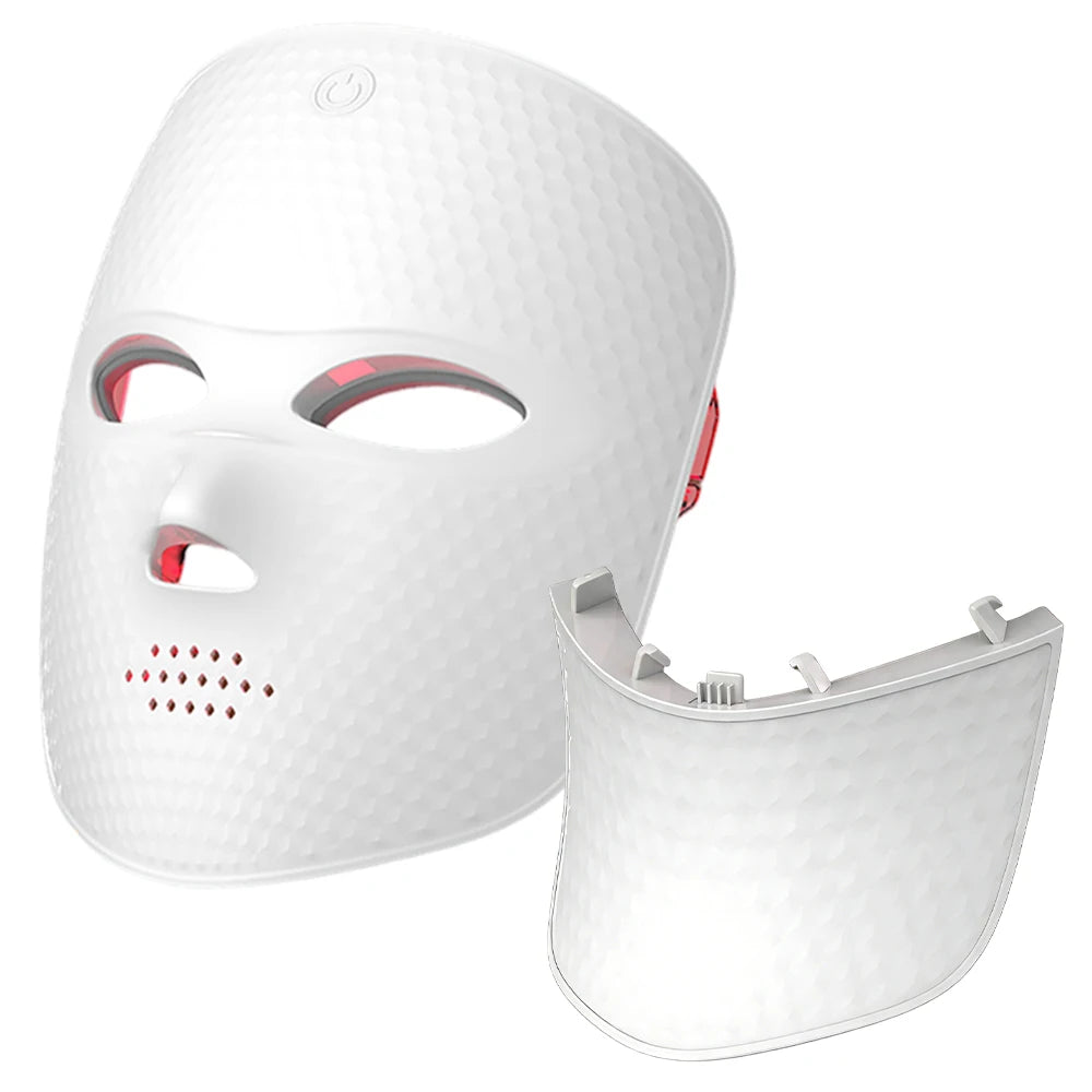 Wireless 7 Color Photon Face Neck Mask Red Light Anti Wrinkle