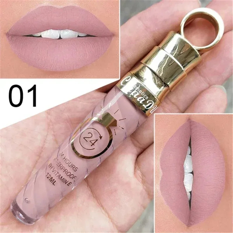 20 Colors Matte Liquid Lipstick Waterproof Long Lasting