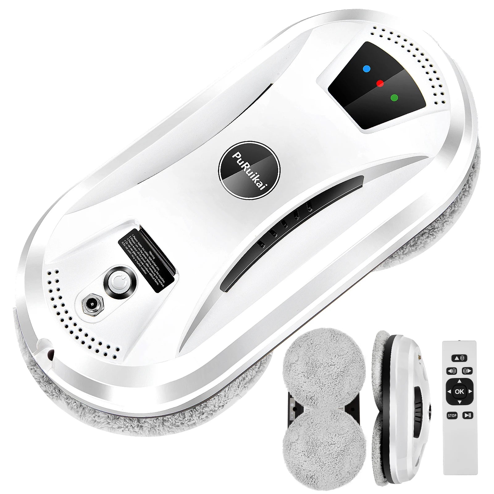 PuRuiKai Ultra Thin Robot Vacuum Cleaner Window Cleaning Robot Window Electric Glass Limpiacristales Remote Control For Home