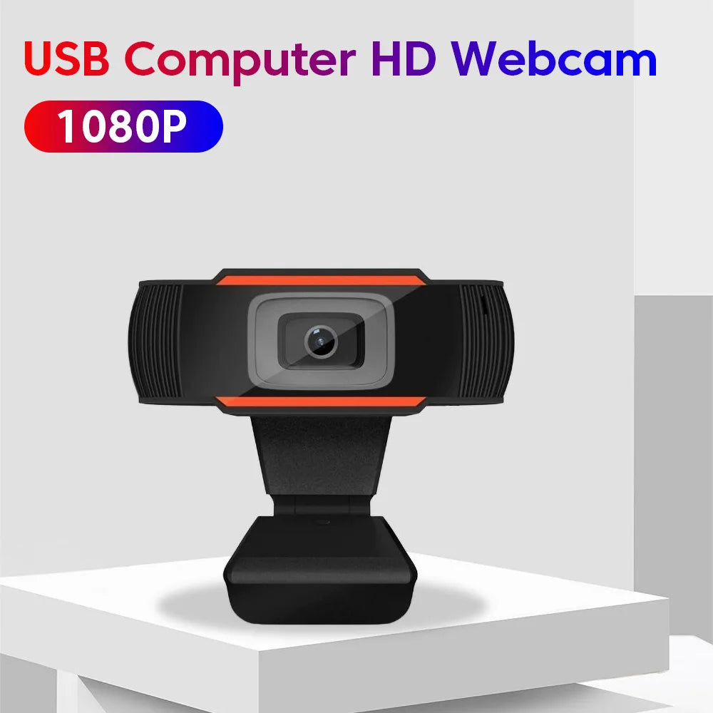 USB HD PC Webcam 1080P 720P Plug And Play Computer Web Camera