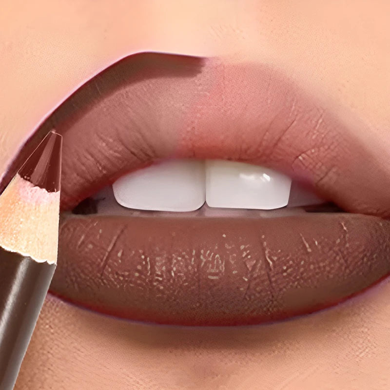 Dark Brown Waterproof Lip Liner Matte Long Lasting 28 Colors