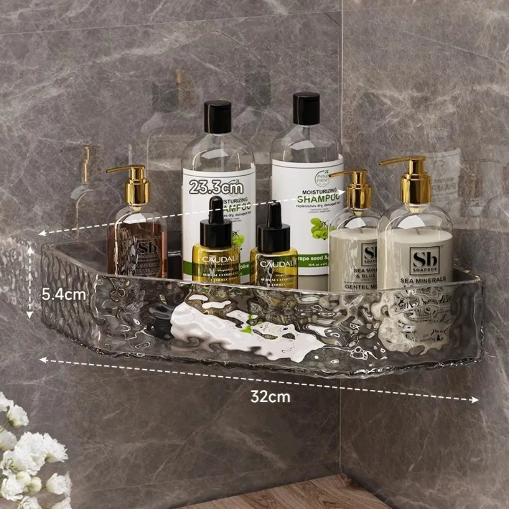 Corner Shelf Wall Mount Corner Glacier Design Bathroom