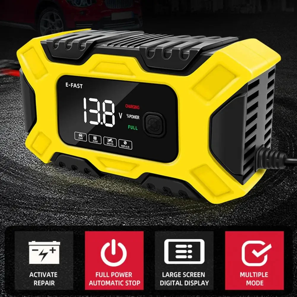 Car Battery Charger 12V Intelligent Pulse Repair