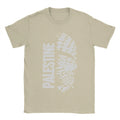 Men's Palestine Map  T Shirts  Cotton Clothing Novelty Short Sleeve Crewneck Tee Shirt Plus Size T-Shirts