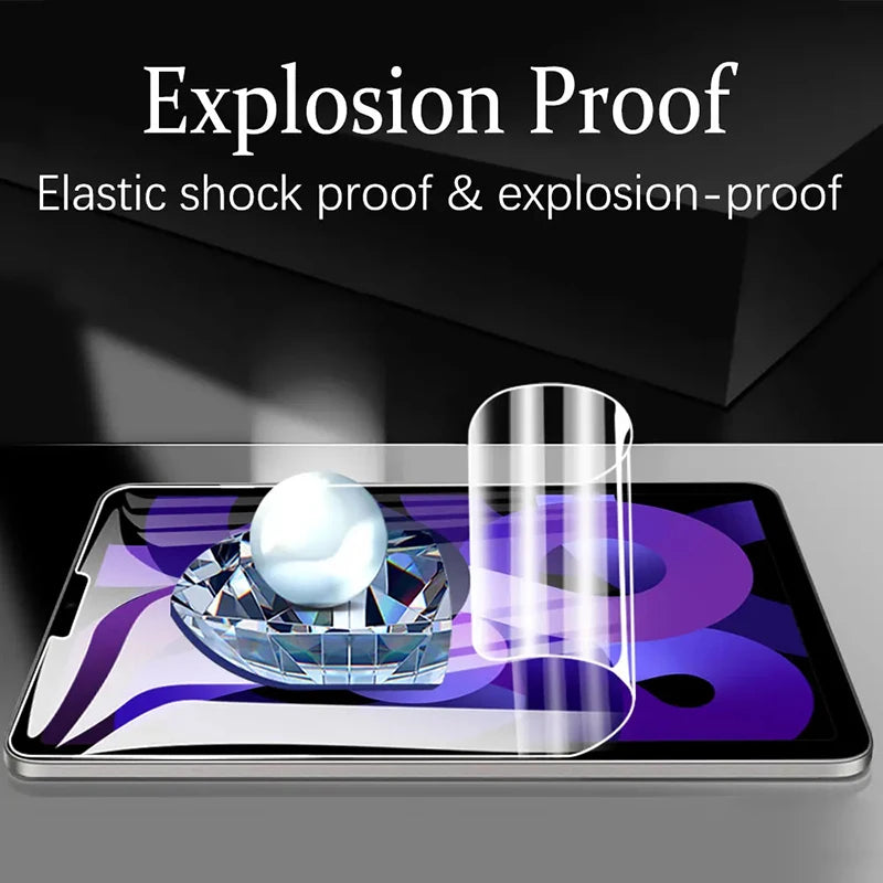 3Pcs Soft PET Screen Protector For iPad Air 5 4 3 2 1 Mini 6 5 For iPad 10.9 10th 9th 8th 7th 6th 5th Generation Protective Film