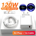 6A 120W EU Fast USB Wall Charger For Xiaomi 11 12 13 14 15