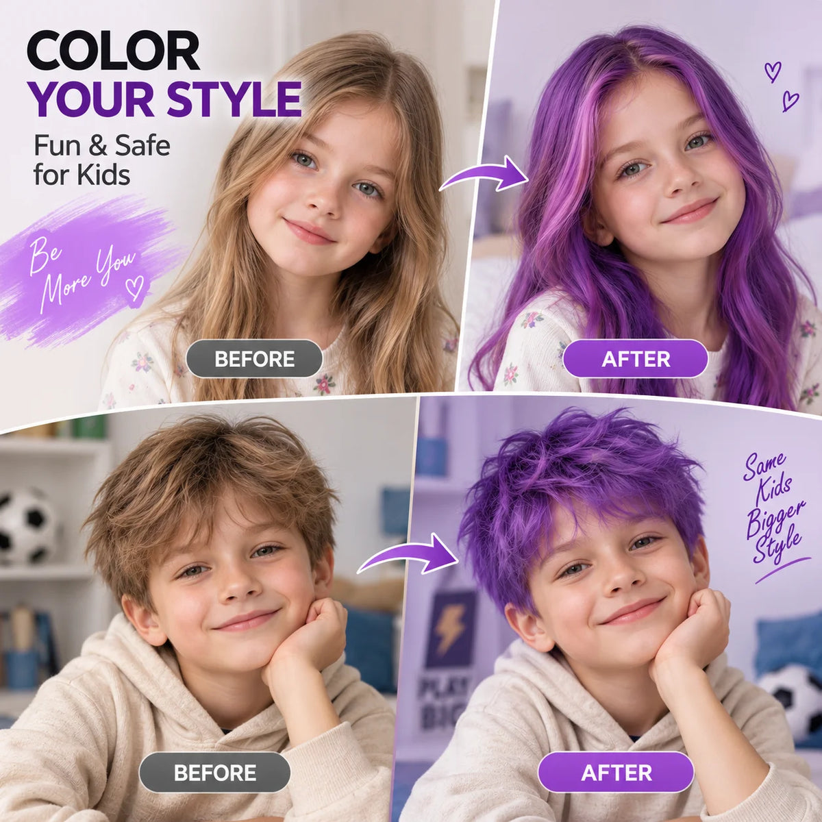 Halloween Hair Color Spray Temporary Washable