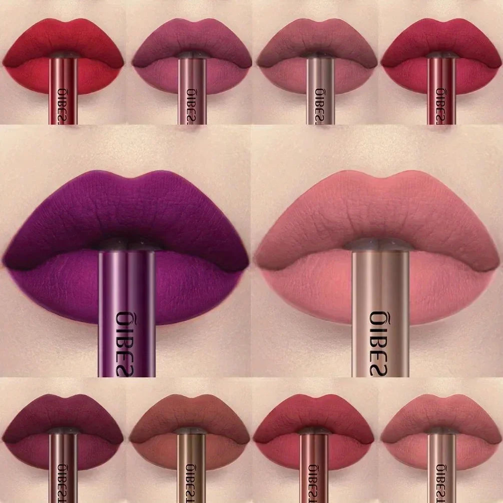 1 PC matte lipstick, non stick to cup, waterproof and long-lasting