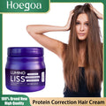 Keratin Hair Straightening Cream Reduce Dry Frizzy Damaged Hair