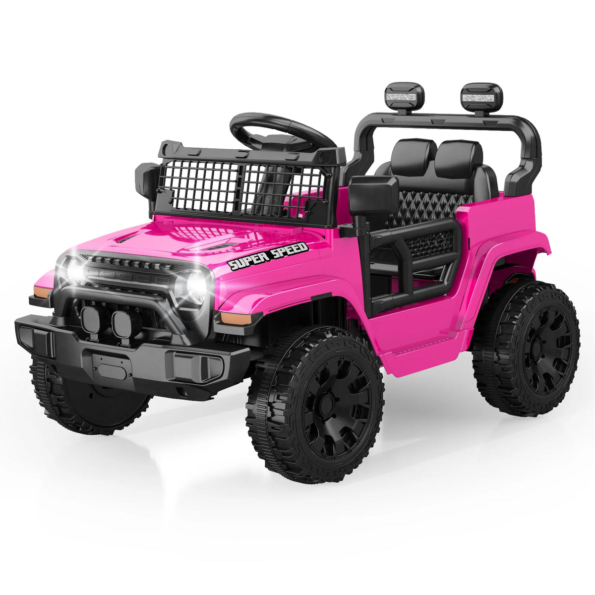 12V Ride On Car for Kids, Electric Ride On Toy with Parent Remote Control
