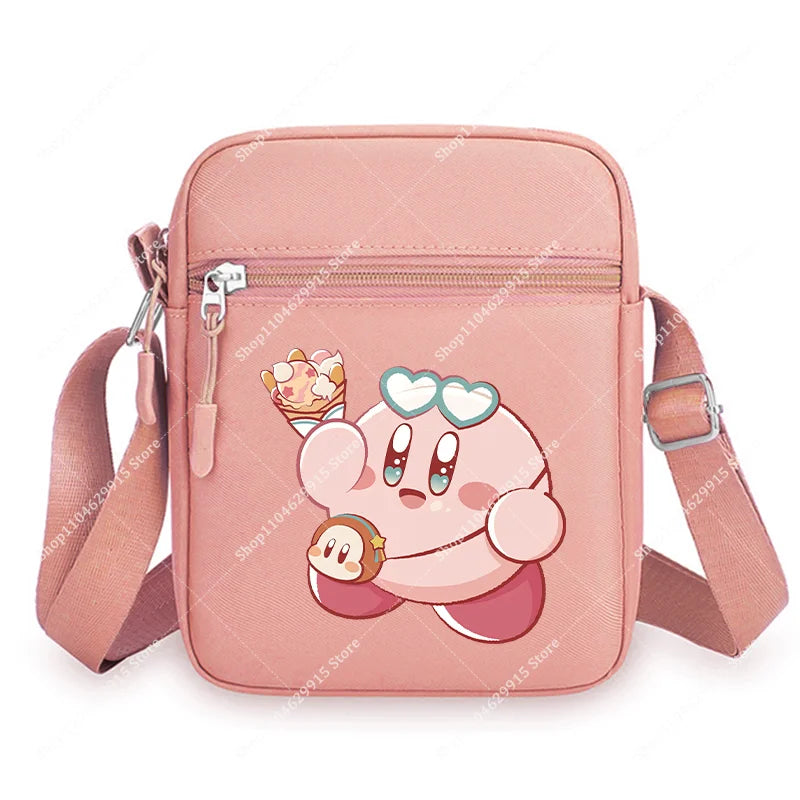 Star Kirbys Shoulder Bags Cute Cartoon Anime Crossbody Bag