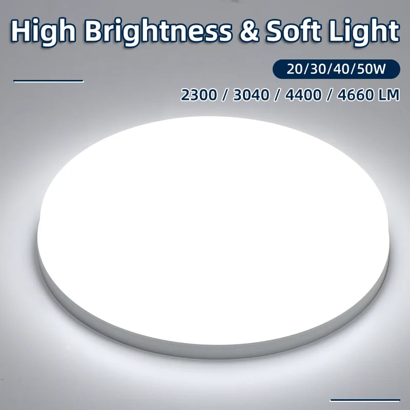CHUANGYANG Hight Brightness Round Led Ceiling Lamp AC85-265V Home Lighting Fixture Cold White Surface Led Ceiling Light Modern