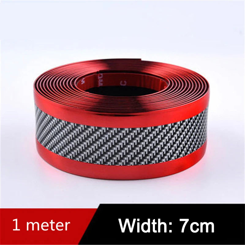 Car Sticker Anti Scratch Door Sill Protector Rubber Strip Threshold Protection Styling Mouldings Car Decoration Accessories 1M