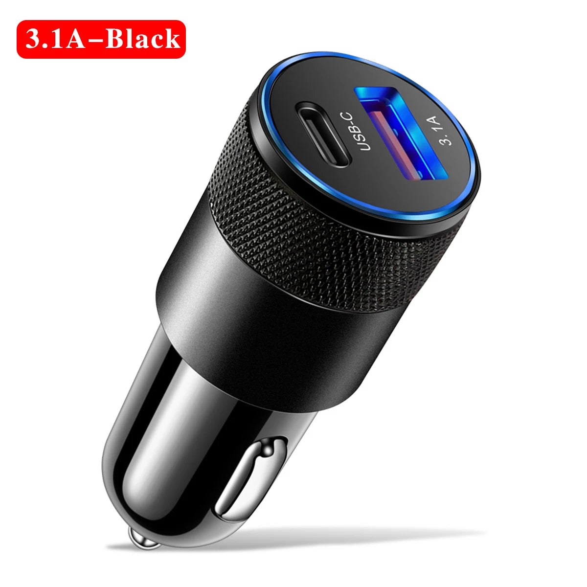 66W USB Car Charger Type C Fast Charging Phone Adapter