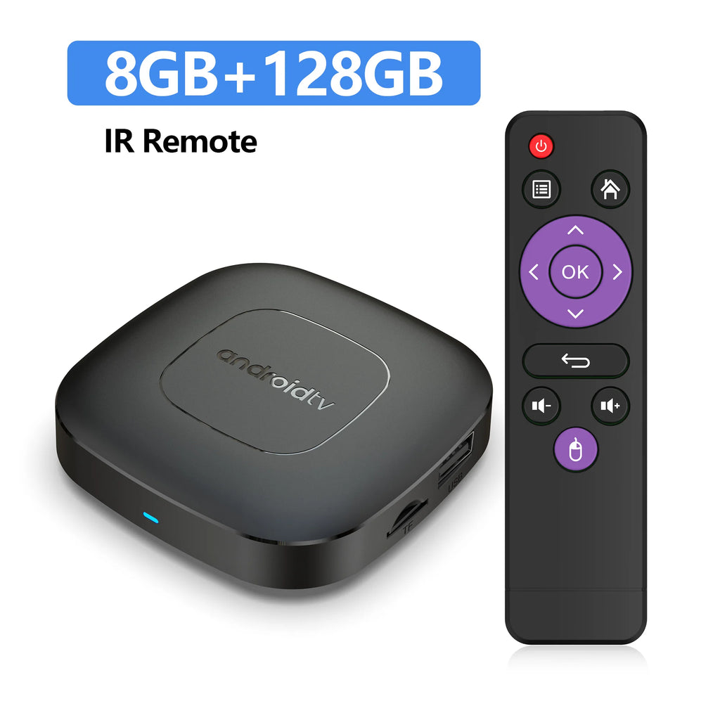 2026 Smart Android 16 TV Box T1 RK3518 Quad Core WiFi 2.4G/5G