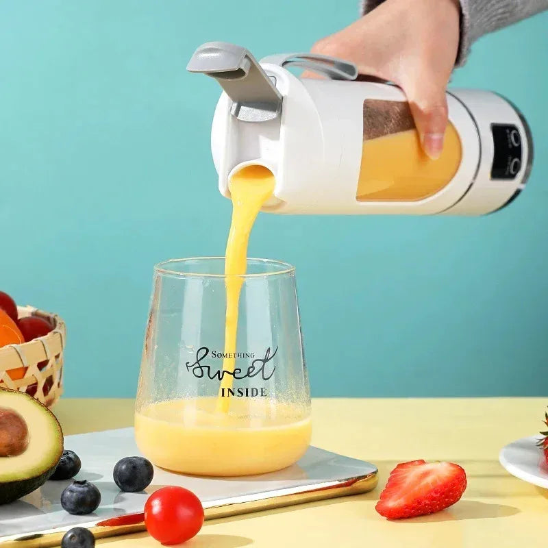 Blender Juicer Portable Electric Juicer 450ml 8 Blades Travel Juicer Machine