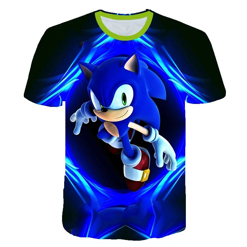 Boys 3D Printing Clothes New Cartoon T shirt Kids Clothing Boys Girls Cartoon Game Boy Summer Children T-shirt Tops