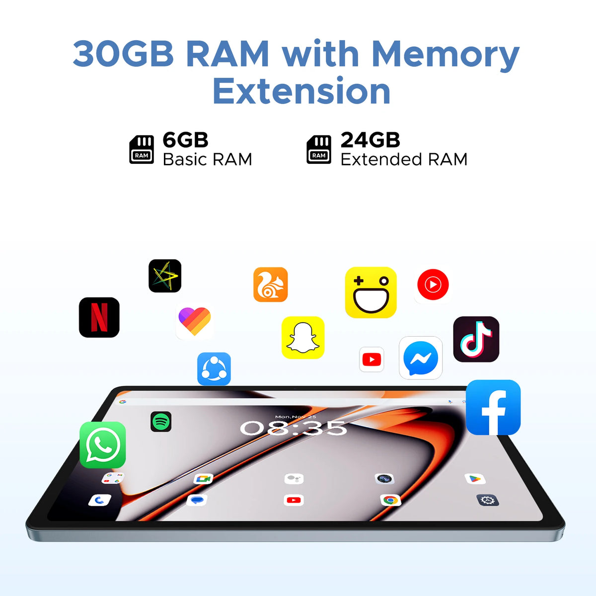 Tablet PC DOOGEE U11 Pro Android 16 global version,